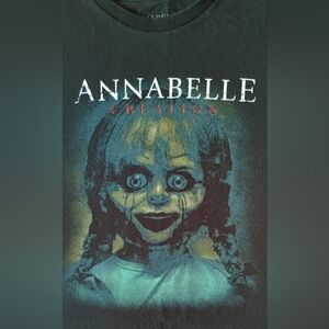 2017 Annabelle: Creation Horror Movie Promo T-Shirt XL Black Warner Bros